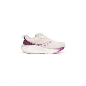 NEW SAUCONY women's triumph 22 running shoes in moon/eggplant